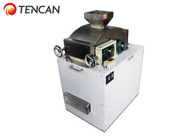 Máy nghiền cuộn đôi TENCAN với con lăn bằng thép không gỉ công suất 300kg mỗi giờ