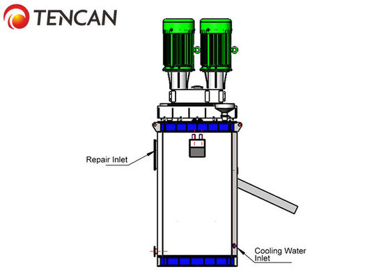 Máy mài siêu mịn Tencan CCM-6000 90KW 1.5-3.0T / H công suất, máy nghiền tế bào va chạm