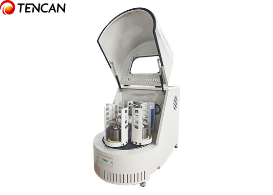 Phòng thí nghiệm Máy xay bóng hành tinh Nhà sản xuất Máy xay thép không gỉ 220V 50Hz 0.75KW Agate Jar 90kg Trọng lượng