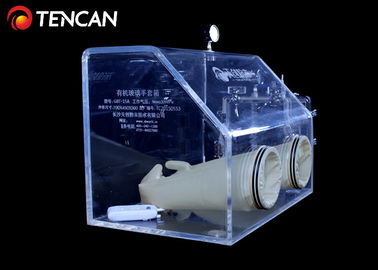 CE Acrylic phòng thí nghiệm cách ly Hộp găng tay chống bụi 10mm mà không cần hút bụi