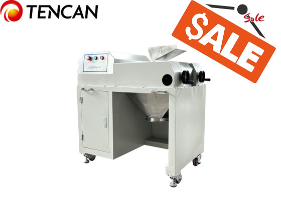 Máy nghiền bột cuộn gấp đôi nhà máy xay thép không gỉ 150μm Độ mịn đồng bộ xả