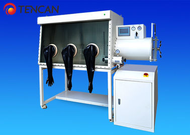 Hộp găng tay khí trơ 3000Pa 1PPM hàm lượng nước &amp; oxy với hệ thống lọc