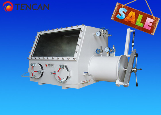 Thép không gỉ PMMA hộp găng tay chân không cho phòng thí nghiệm 600 * 500 * 500mm kích thước phòng