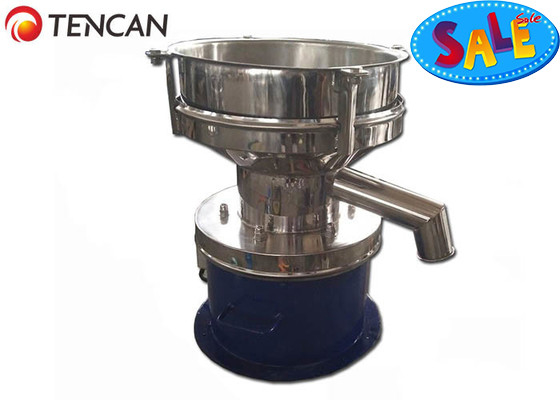 Thiết bị phòng thí nghiệm Vibrating Screeners Động cơ đơn 0.12KW Rotary Direct Discharge 520mm