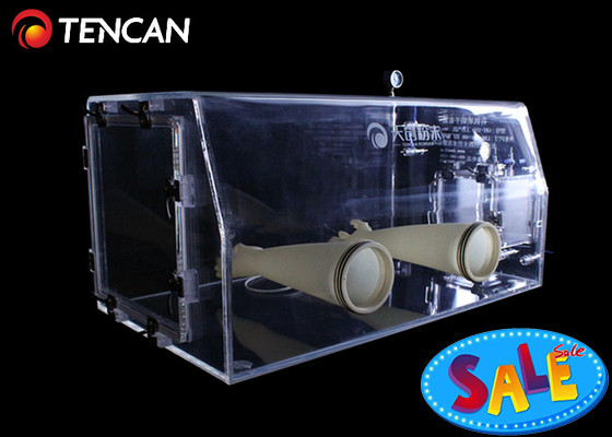 GBT-10A PMMA vật liệu phòng thí nghiệm hộp găng tay cho hóa học Acrylic hệ thống quản lý khí rõ ràng Inert 10mm