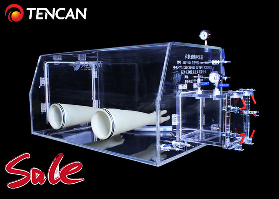 GBT-10A PMMA vật liệu phòng thí nghiệm hộp găng tay cho hóa học Acrylic hệ thống quản lý khí rõ ràng Inert 10mm