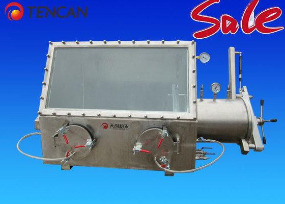 Phòng thí nghiệm hộp găng tay chân không hộp găng tay thép không gỉ hóa học SS 0MPa 600mm