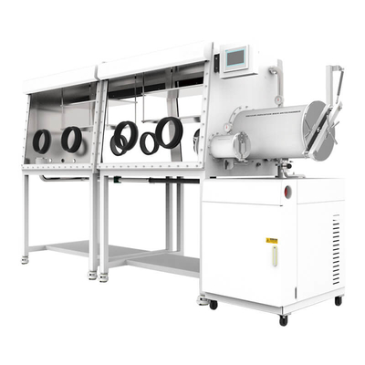 Sử dụng trong phòng thí nghiệm GBP750S-4 ((1800) Hệ thống tái tạo hộp găng tay khí thụ động với 4 găng tay cho một bên