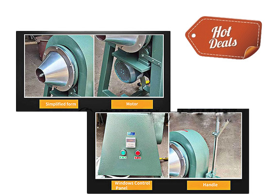 Máy xay bóng trong phòng thí nghiệm hình nón nhỏ để chuẩn bị lấy mẫu khoáng sản