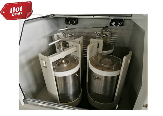 Hệ thống nghiền chính xác điều khiển tần số máy xay quả cầu hành tinh dọc 60L cho vật liệu tiên tiến