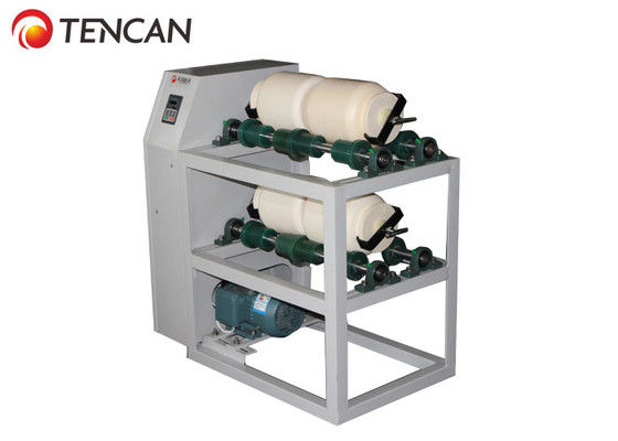 Four Working Position Rolling Ball Mill Featuring Customizable Jar Sizes and Dust Cover for Enhanced Grinding Efficiency