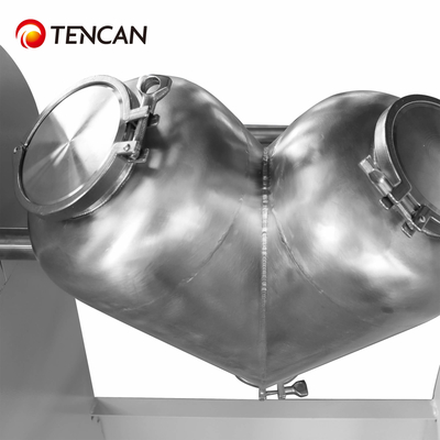 Máy trộn bột kiểu V 100L công nghiệp để trộn phân bón & hóa chất nông nghiệp