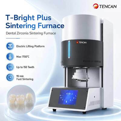 Lò nung gốm nha khoa có độ chính xác 1C 1700C Nhiệt độ cao có thể lập trình 90 phút thiêu kết nhanh 150 đơn vị