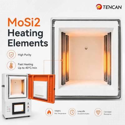 TENCAN CE Chứng nhận Lò nung thiêu kết Zirconia nha khoa 1700°C với bộ gia nhiệt MoSi2 và màn hình cảm ứng 7 inch cho sứ làm răng giả
