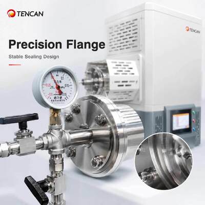 TENCAN TC-14ST 1400C Ống Chân Không Lò SiC Nóng Loại S Cặp Nhiệt Điện Nhiệt Độ Cao Ống Nhôm Phòng Chia Lò Thiêu Kết