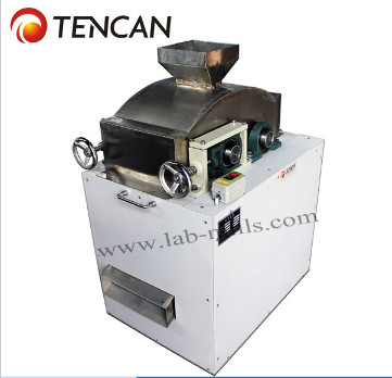 Máy nghiền con lăn đôi 1,5KW 300 KGS / giờ cho đá vôi quặngCoal Corundum