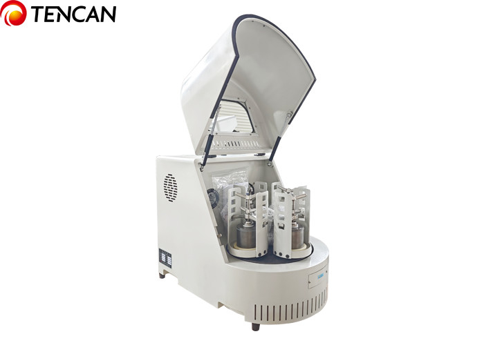 Phòng thí nghiệm Máy xay bóng hành tinh Nhà sản xuất Máy xay thép không gỉ 220V 50Hz 0.75KW Agate Jar 90kg Trọng lượng