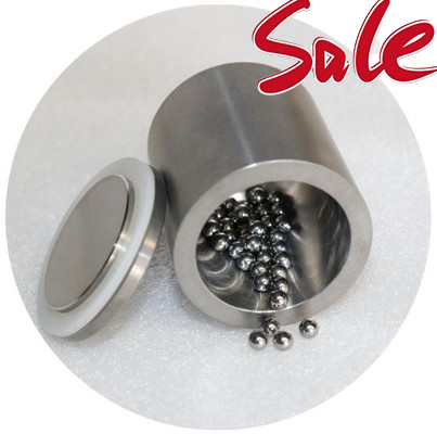 Máy xay quả bóng Jar Máy xay quả bóng nhà sản xuất Tungsten Carbide tùy chỉnh 50mL Capacity With 46mm Inner Depth