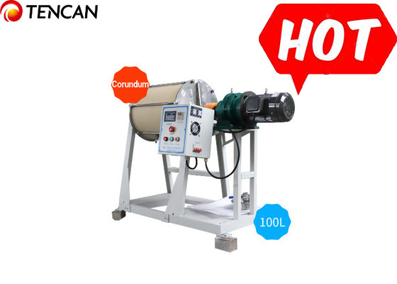 Rolling Ball Mill Powder Pulverizer For Sale 380V-50Hz Voltage với 20-45rpm Tốc độ xoay 5-35Kg/h Output