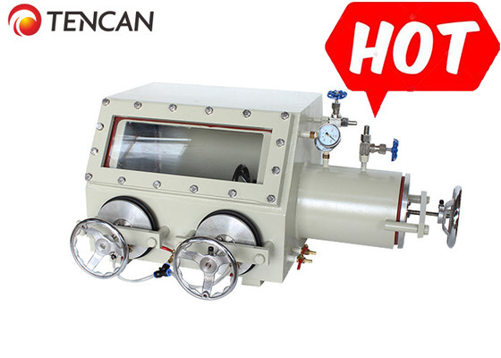 Thép không gỉ PMMA hộp găng tay chân không cho phòng thí nghiệm 600 * 500 * 500mm kích thước phòng