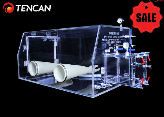 Hộp thao tác phòng thí nghiệm trong suốt GBT-30A – Quản lý khí trơ với buồng PMMA 30mm bền bỉ