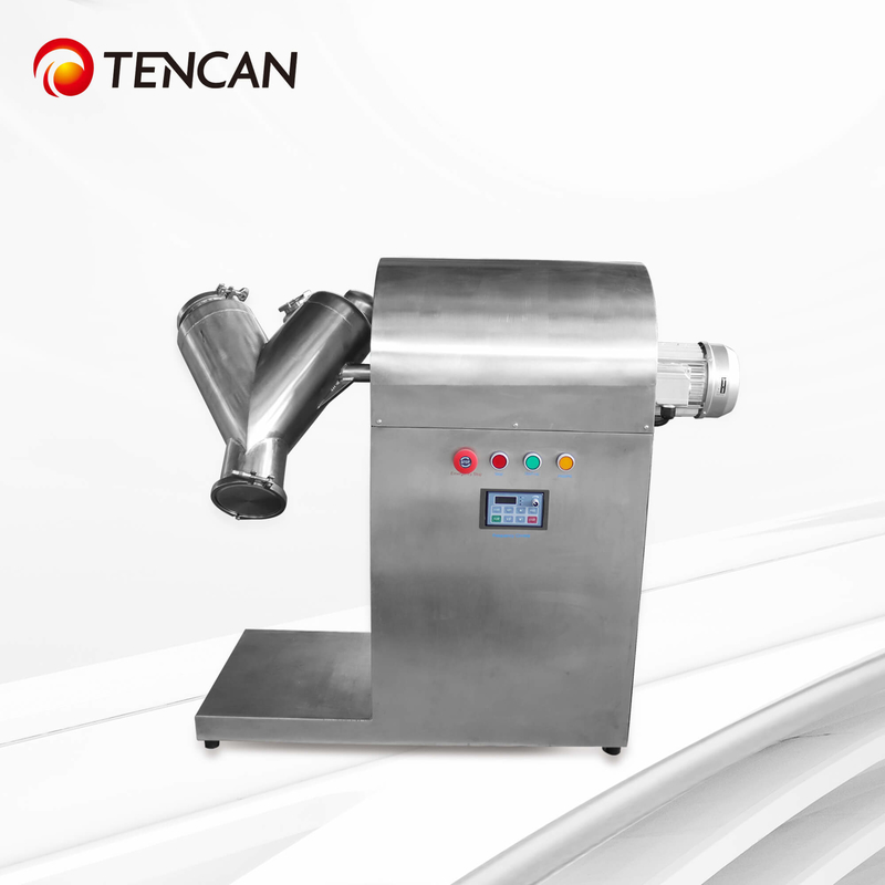 Trộn đồng bộ mà không có vùng chết 5-500L Máy trộn bột hình V công nghiệp với điện áp 220V hoặc 380V