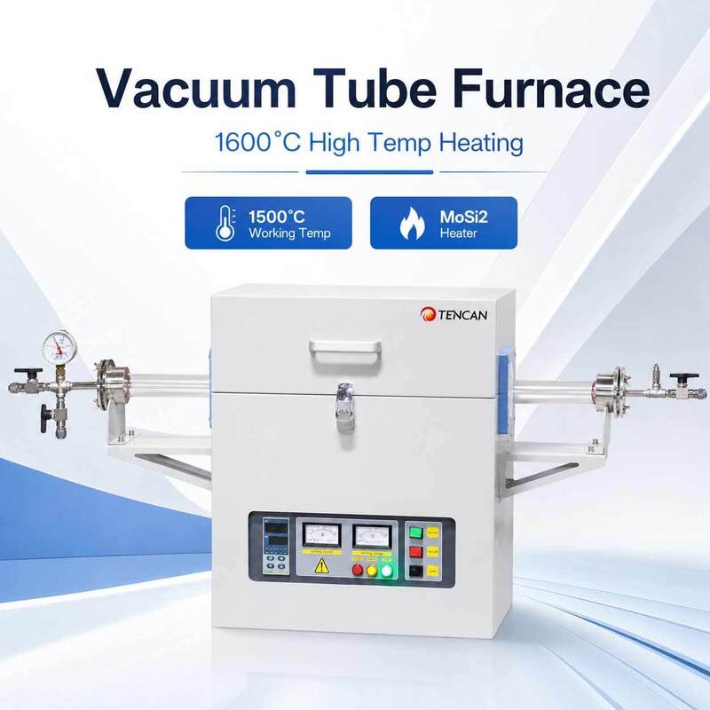 TENCAN TC-16MT 1600C MoSi2 Nóng Ống Lò B Loại Cặp Nhiệt Điện Ống Nhôm Điện Phòng Thiêu Kết Lò Nướng Xử Lý Nhiệt