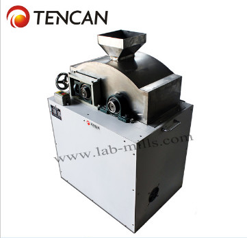 Máy nghiền con lăn đôi 1,5KW 300 KGS / giờ cho đá vôi quặngCoal Corundum