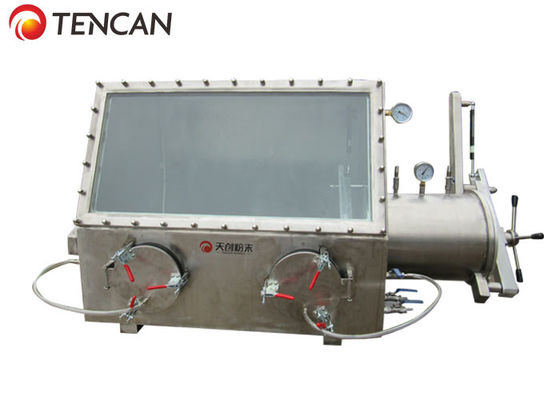 Hộp găng tay chân không chống ăn mòn SS 0.0Mpa 500mm cho phòng thí nghiệm hóa học