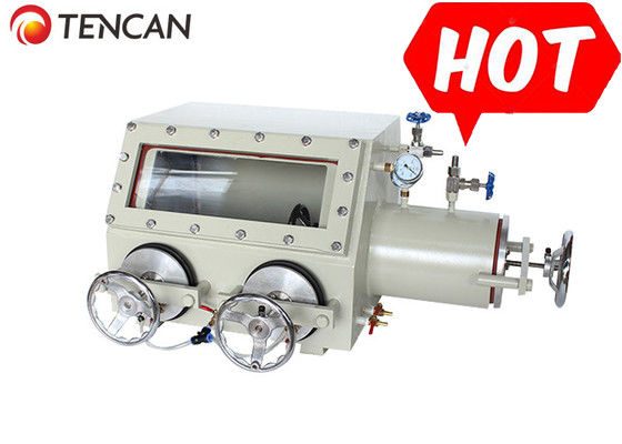 Thép không gỉ PMMA hộp găng tay chân không cho phòng thí nghiệm 600 * 500 * 500mm kích thước phòng