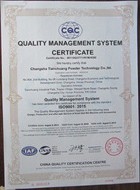 Trung Quốc Changsha Tianchuang Powder Technology Co., Ltd Chứng chỉ